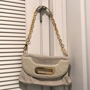 BCBG purse cream color